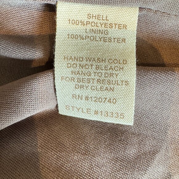 New Mystree Brown Faux Rabbit Fur Jacket - Picture 9 of 14